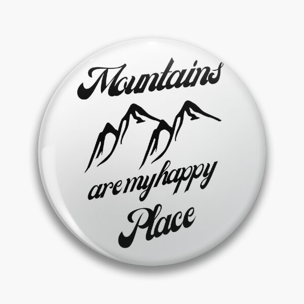 Item preview, mountains are my happy place,adventure,nature designed and sold by behappysiempre.