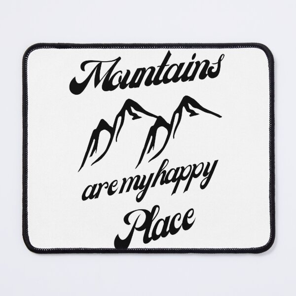 Item preview, mountains are my happy place,adventure,nature designed and sold by behappysiempre.