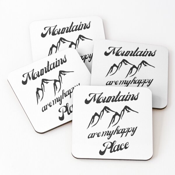Item preview, mountains are my happy place,adventure,nature designed and sold by behappysiempre.