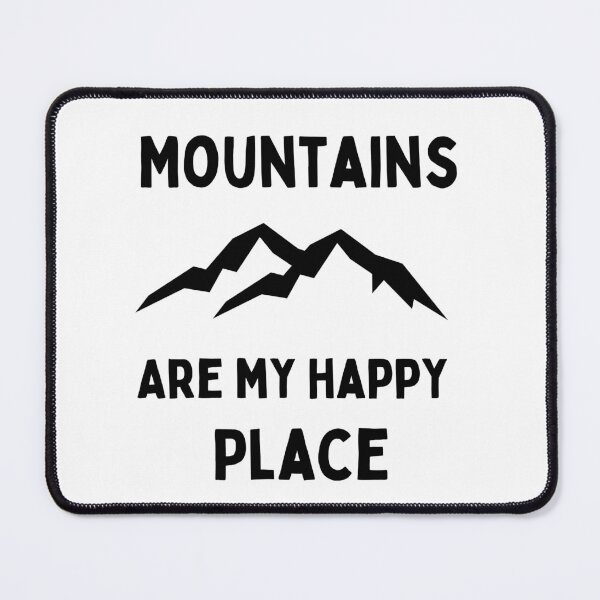Item preview, mountains are my happy place,adventure,nature designed and sold by behappysiempre.