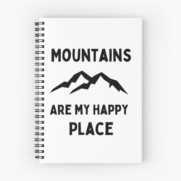 Item preview, mountains are my happy place,adventure,nature designed and sold by behappysiempre.
