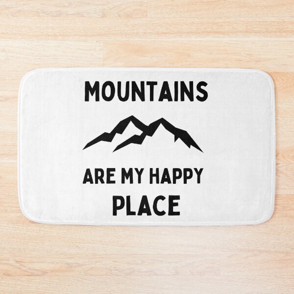 Item preview, mountains are my happy place,adventure,nature designed and sold by behappysiempre.