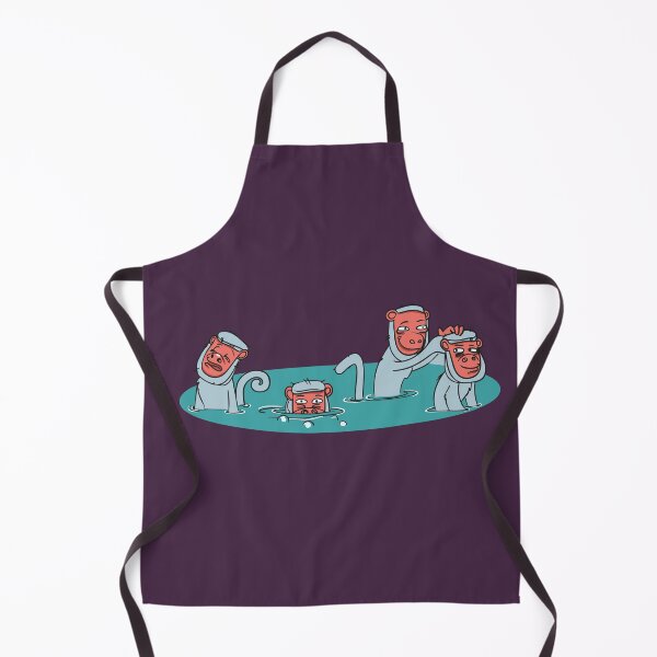 Item preview, Monkeys like to take a Hot Springs bath at Traditional Onsen Royalty designed and sold by Bonobofy.