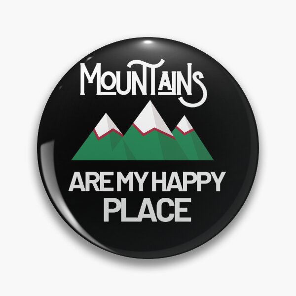 Item preview, mountains are my happy place,adventure,nature designed and sold by behappysiempre.