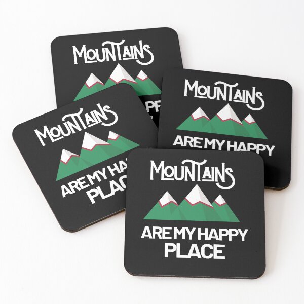 Item preview, mountains are my happy place,adventure,nature designed and sold by behappysiempre.