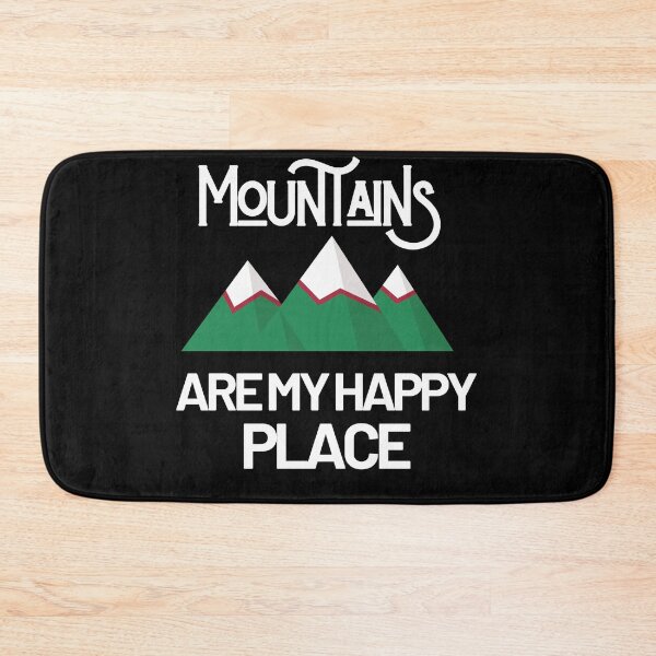 Item preview, mountains are my happy place,adventure,nature designed and sold by behappysiempre.