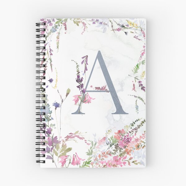 Item preview, Letter A Field Flowers designed and sold by WildAliceArt.