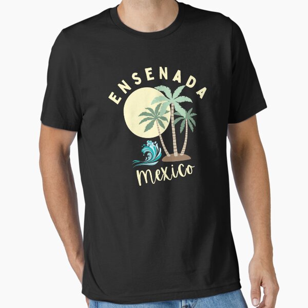 Vista previa del artículo con la obra «Pastel Ensenada México - Amarillo Pálido - Playa / Vacaciones / Crucero», diseñado y vendido por TimelessLocales.