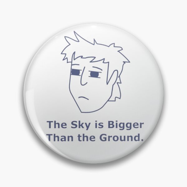 Item preview, Gavin Free - The Sky is Bigger Than the Ground designed and sold by Anime Pandemonium.