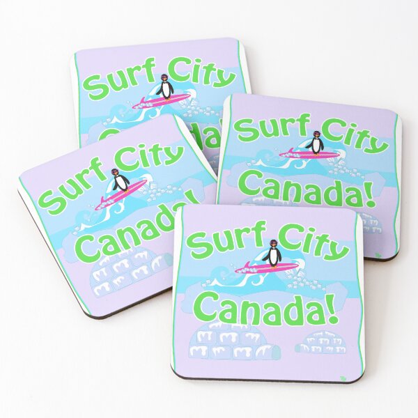 Item preview, Surf City Canada Funny Slogan Cartoon designed and sold by mytshirtfort.
