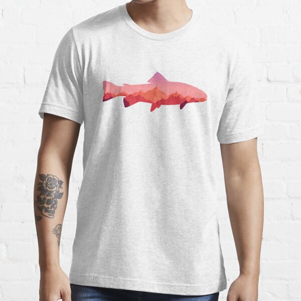 Fish and Forest Shirt, Fisherman Shirt, Forest Shirt, Fishing Shirt, Fish Shirts, Nature Shirt Fishing Essential T-Shirt | Redbubble