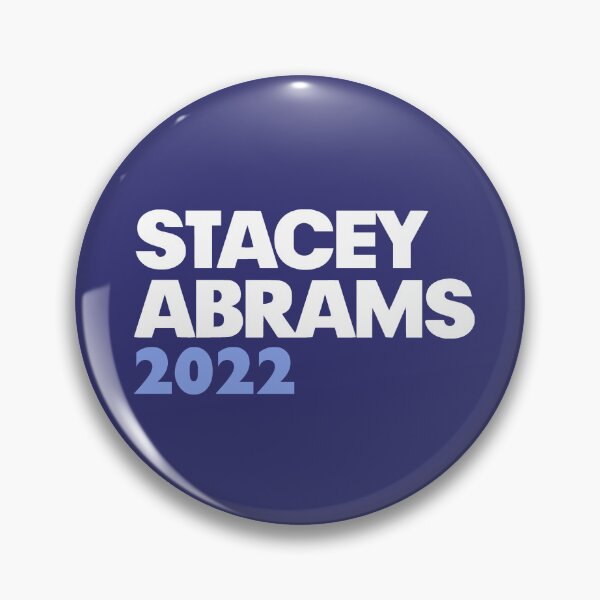 Item preview, Stacey Abrams 2022 Georgia Governor Purple Campaign Logo Sticker designed and sold by YikesForever.