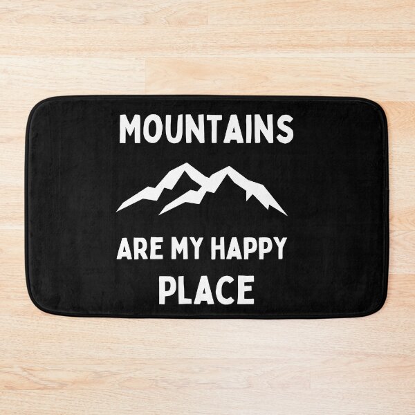 Item preview, mountains are my happy place,adventure,nature designed and sold by behappysiempre.