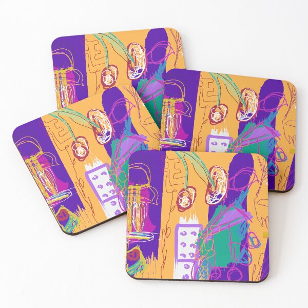 Item preview, Cactus Domino Eclectic Neo-Expressionism Art designed and sold by sibleystudios.