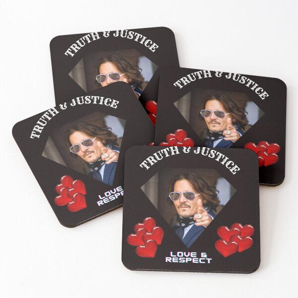 Item preview, Truth and Justice JohnnyDepp with Love  designed and sold by Henk GoGo T-Shirts ⭐️⭐️⭐️⭐️⭐️.