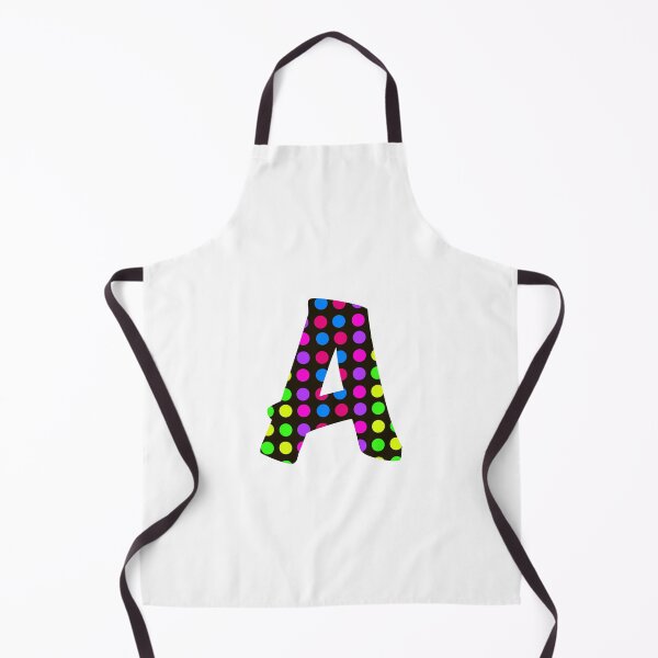 Item preview, RETRO POLKA DOT “A” INITIAL designed and sold by StudioNeely.
