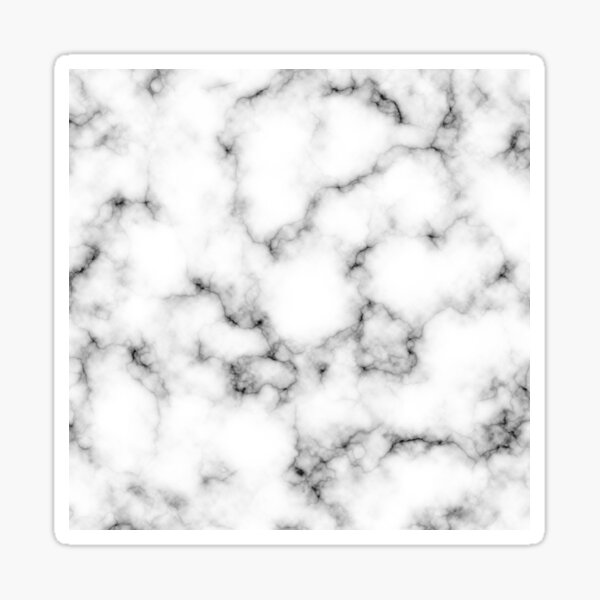 Marble White Sticker
