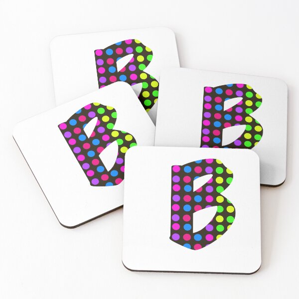 Item preview, RETRO POLKA DOT “B” INITIAL  designed and sold by StudioNeely.