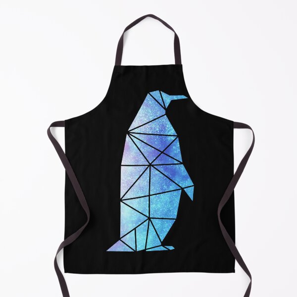 Item preview, ice blue galaxy geometric penguin designed and sold by Zevy-Darling.