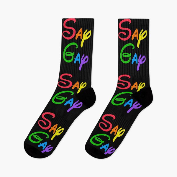 Item preview, Say Gay Rainbow designed and sold by Thelittlelord.
