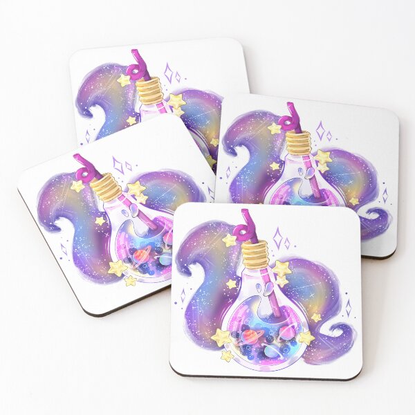 Item preview, Galaxy Lightbulb Bubble Tea designed and sold by averiillustrate.