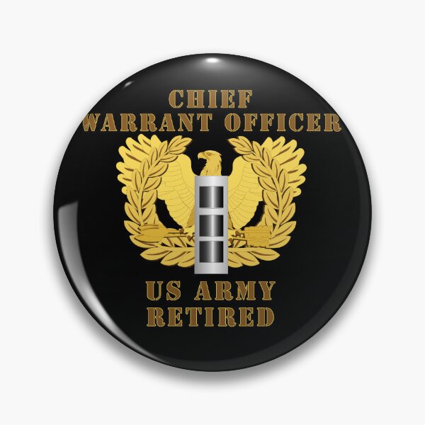 Item preview, Army - Emblem - Warrant Officer - CW3 - Retired X 300 designed and sold by Military Insignia Products.