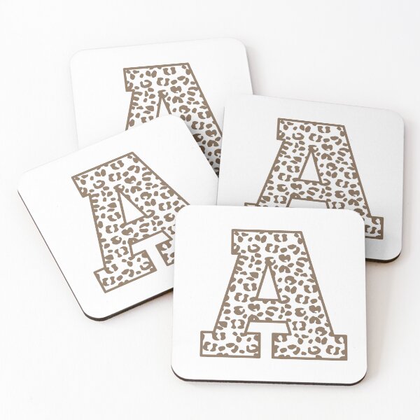 Artikelvorschau, Leopardenmonogramm A entworfen und verkauft von LillyAshley.