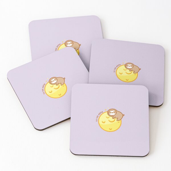 Item preview, Cute To the Moon Cryptocurrency Sloth  designed and sold by theslothinme.