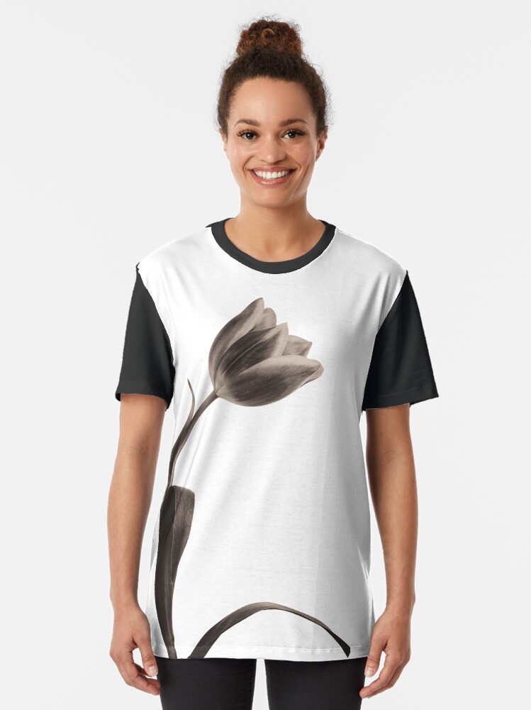 Alternate view of Antique Tulip Graphic T-Shirt