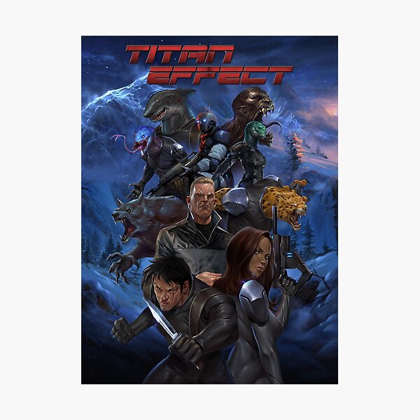 Titan Effect, Character Collection Photographic Print