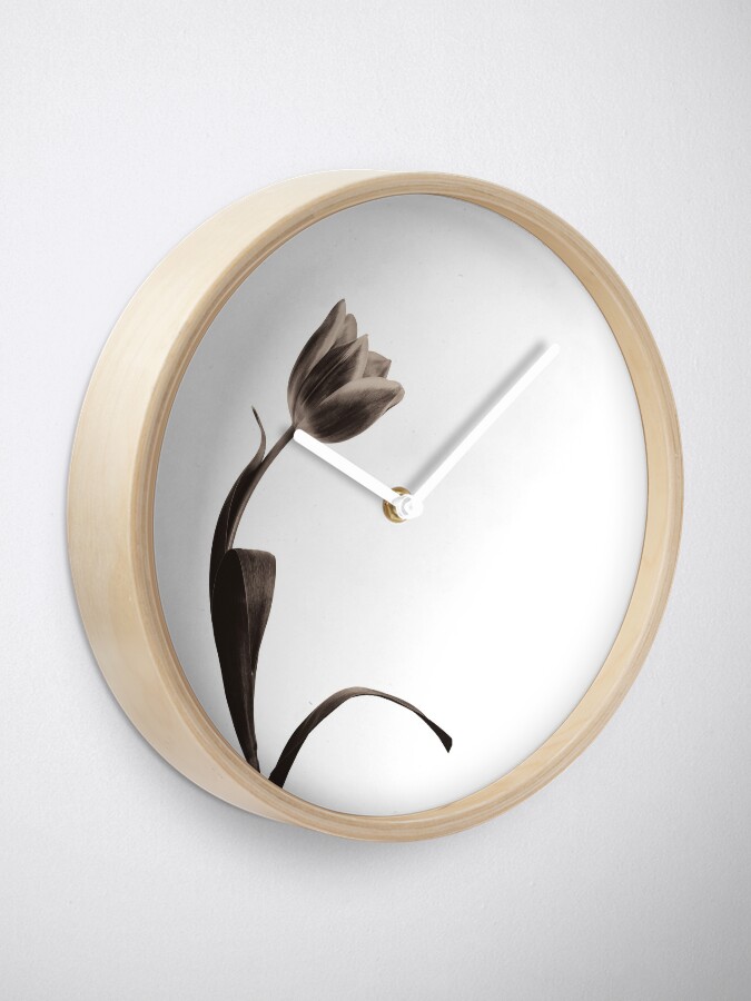 Alternate view of Antique Tulip Clock