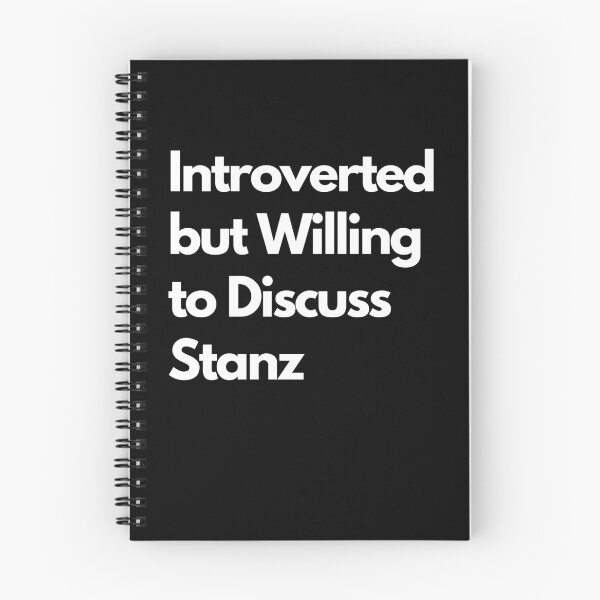 Item preview, Introverted but Willing to Discuss Stanz designed and sold by LAST WEEK'S STOLEN AESTHETICS.