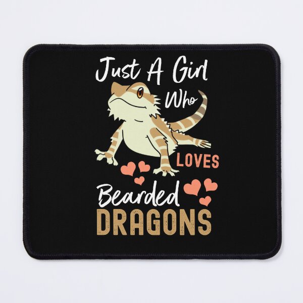 Item preview, just a girl who loves bearded dragons, dragon lover designed and sold by PRINTED ..
