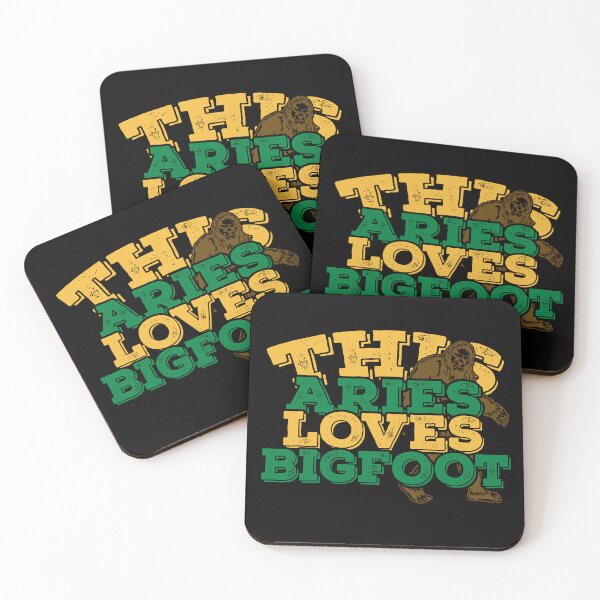 Item preview, Horoscope Zodiac Sign Aries Loves Bigfoot designed and sold by TheCrazyBear.