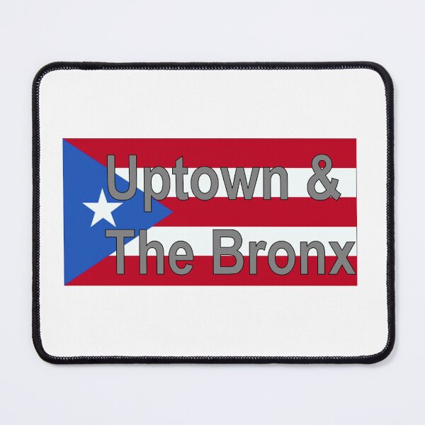 Item preview, Uptown & The Bronx with Puerto Rican Flag, NYC Subway Sign designed and sold by NewYork5boros.
