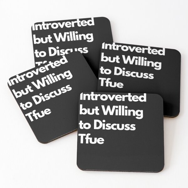 Item preview, Introverted but Willing to Discuss Tfue designed and sold by LAST WEEK'S STOLEN AESTHETICS.