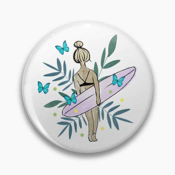 Item preview, Botanical Butterfly Surfer  designed and sold by derbyks.