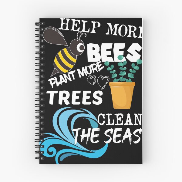 Item preview, Help More Bees Plant More Trees Clean the Seas Gift For Parents and Friends  designed and sold by MShop Co.