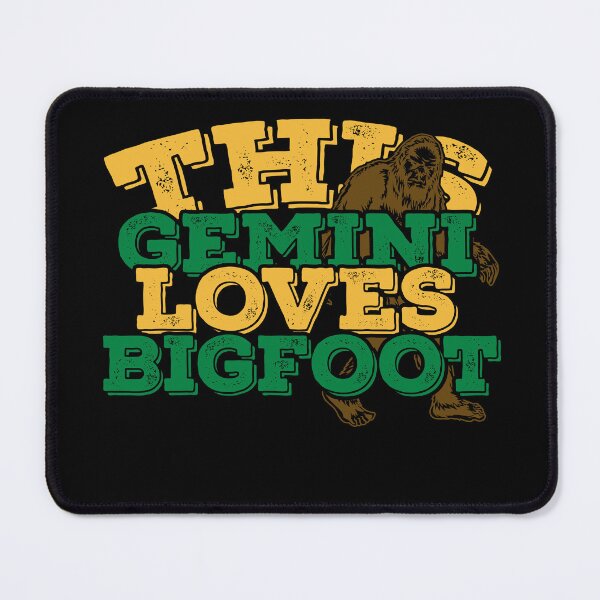 Item preview, Horoscope Zodiac Sign Gemini Loves Bigfoot designed and sold by TheCrazyBear.