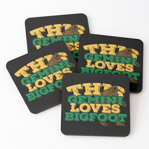 Item preview, Horoscope Zodiac Sign Gemini Loves Bigfoot designed and sold by TheCrazyBear.