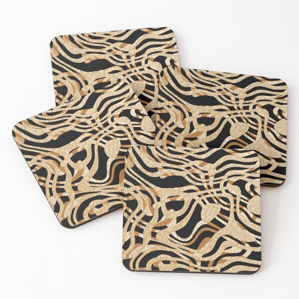 Item preview, Gold 3D abstract metallic curves designed and sold by bradm50.