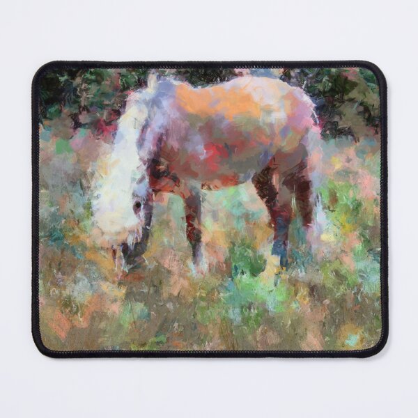 Item preview, Haflinger Horse grazing in a Field of Wildflowers  designed and sold by JanineRileyArt.