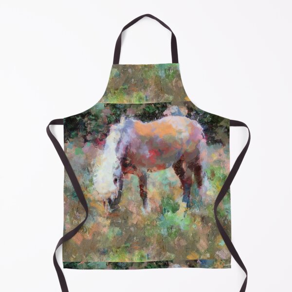 Item preview, Haflinger Horse grazing in a Field of Wildflowers designed and sold by JanineRileyArt.