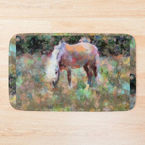 Item preview, Haflinger Horse grazing in a Field of Wildflowers  designed and sold by JanineRileyArt.