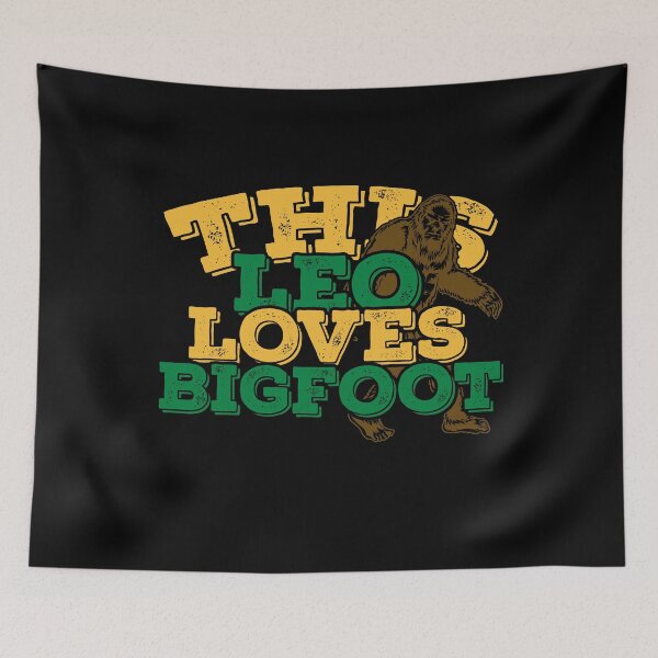 Item preview, Horoscope Zodiac Sign Leo Loves Bigfoot designed and sold by TheCrazyBear.