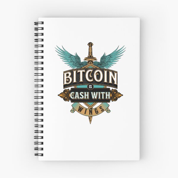 Item preview,  Bitcoin Is Cash With Wings designed and sold by Peggy Lindstrom.
