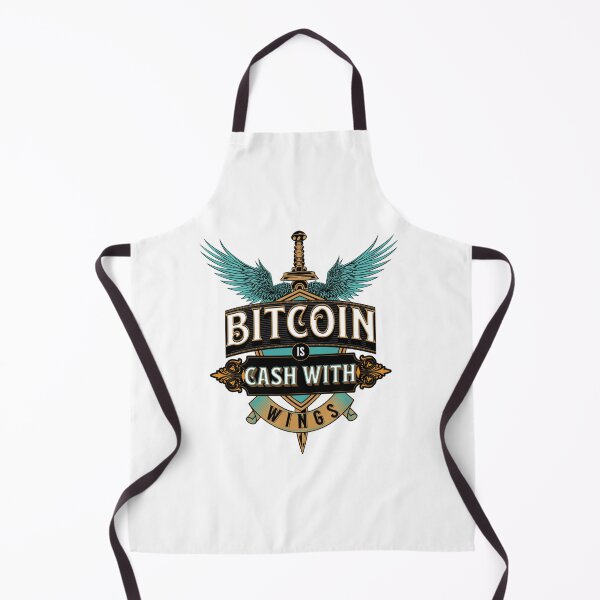 Item preview,  Bitcoin Is Cash With Wings designed and sold by Peggy Lindstrom.