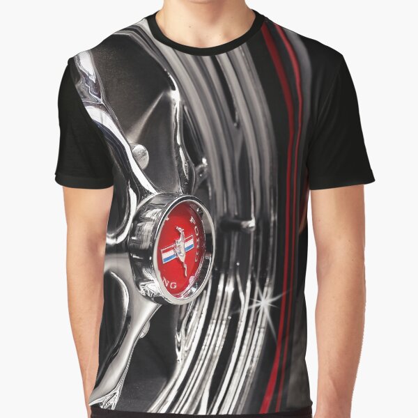 ford mustang, mustang wheel, red Graphic T-Shirt