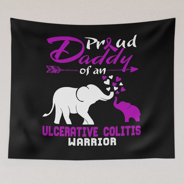 Item preview, Proud Daddy Of An Ulcerative Colitis Warrior designed and sold by Hatjar.