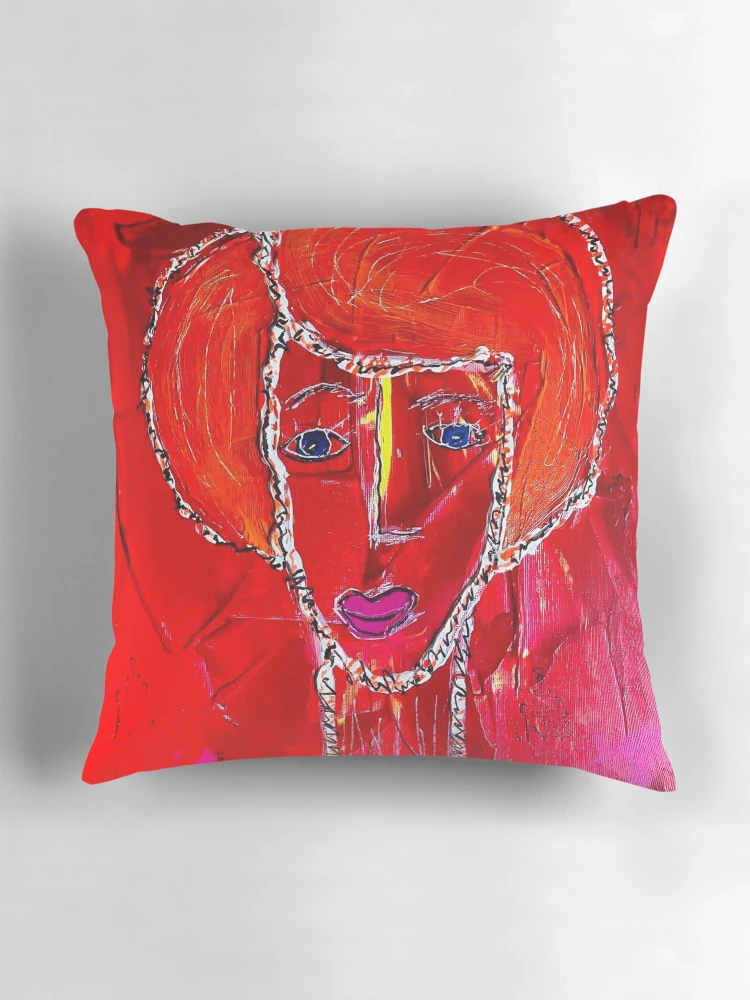 Thumbnail 3 of 4, Pillow, Clarissa designed and sold by RandaRubyRed.